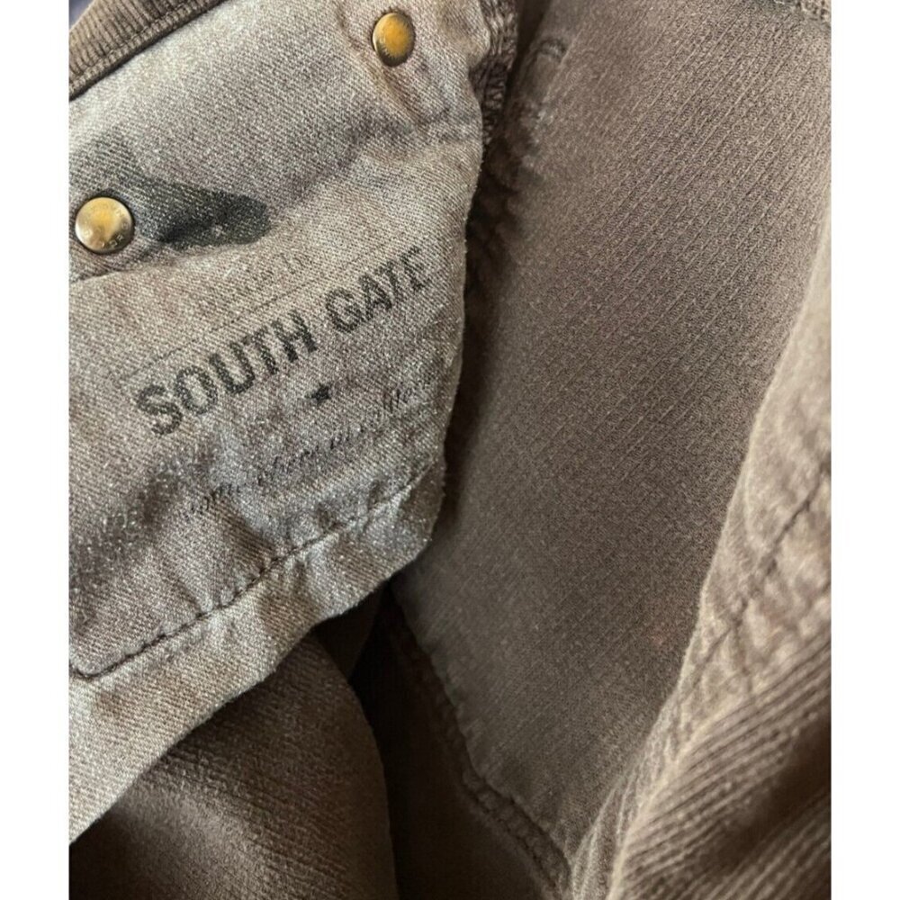 ADRIANO GOLDSCHMIED CORDUROY Pants 32R COFFEE BEAN THE BALLAD SLIM BOOT Mod Boho - Picture 13 of 15